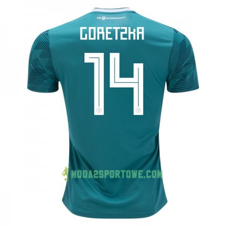 Koszulka Niemcy Goretzka 14 Mistrzostwa Świata 2018 Wyjazdowe Stroje Piłkarskie